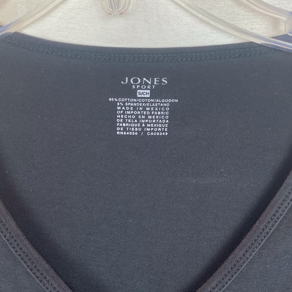 JONES SPORT Knit V-Neck Tee S - Picture 5 of 5